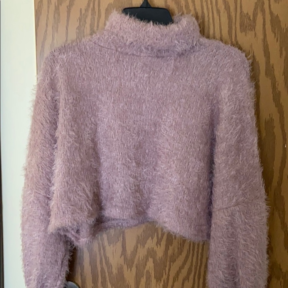 NWT Windsor Purple Crop Sweater